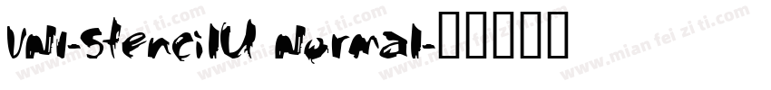 VNI-StencilU Normal字体转换